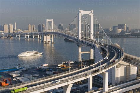 Japan Tokio Rainbow Bridge Lizenzfreies Stockfoto