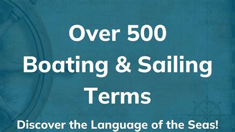 500 Nautical Terms For Boaters And Sailors Boat Like A Pro