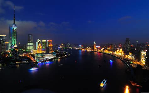 Shanghai Huangpu River Wallpaper High Definition High Quality