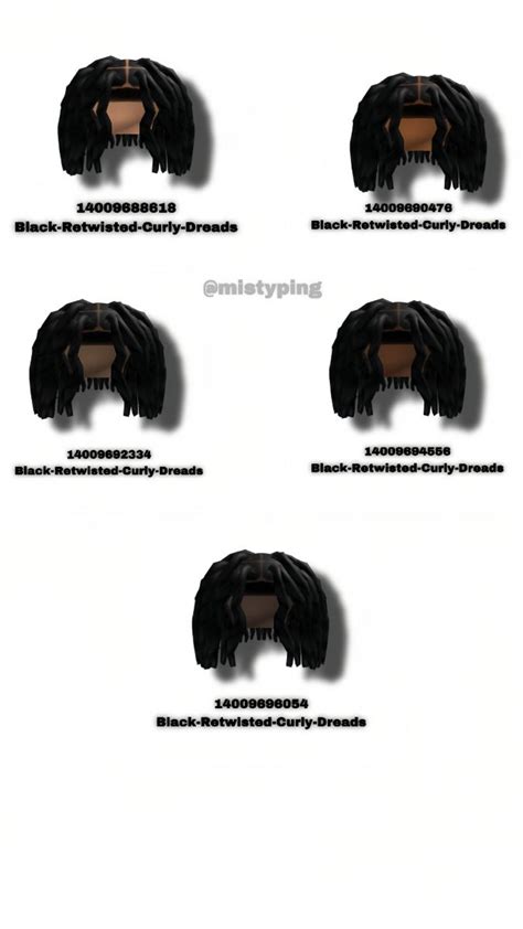 Retwisted Locs Codes Black Hair Roblox Roblox Codes Boy Hairstyles