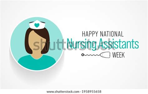 National Nursing Assistants Week Observed Every Stock Vector Royalty Free 1958955658