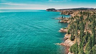 Overlooking the North Shore of Lake Superior from Shovel Point ...