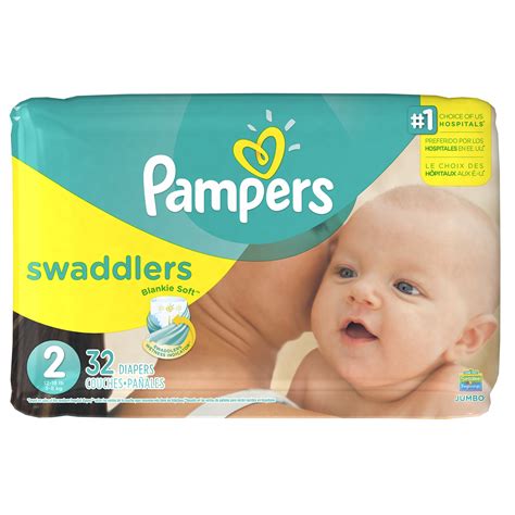 Galleon Pampers Swaddlers Disposable Diapers Size 2 32 Count Jumbo