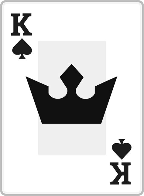Playing Card 1 13 King Of Spades Icon Free Download Transparent Png