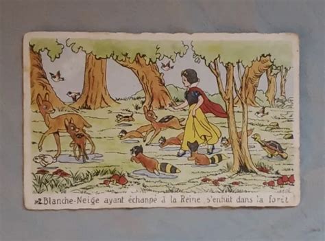 Vintage Antique 1930s Disney Snow White And The Seven Dwarves French