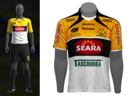 Treinamento no ct e inicio da viagem para o rio. Edit PES Xbox: Uniforme Criciúma 11/12