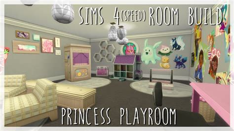 Princess Playroom Sims 4 Room Build X Kids Room Stuff Youtube