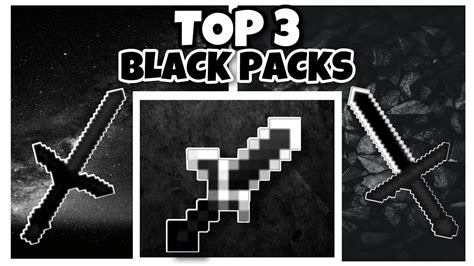 Top 3 Best Black Texture Packs For Mcpe Youtube
