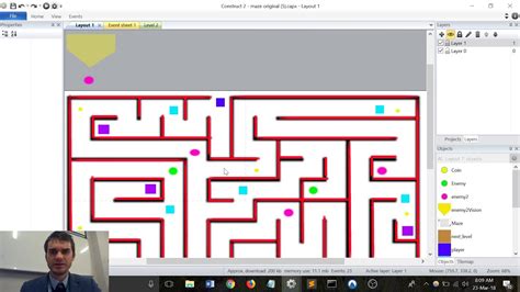 Maze Game Tutorial 10 Moving Between Level 1 And 2 Basic Youtube