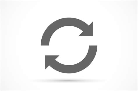 Rotation arrows Icon ~ Graphics ~ Creative Market