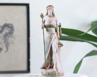 Hera Juno Goddess Of Women And Marriage Colour Patina Greek Statue 26