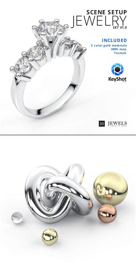 Keyshot Scene Setups For Jewelry 3d Renderings 3djewels Jewelry