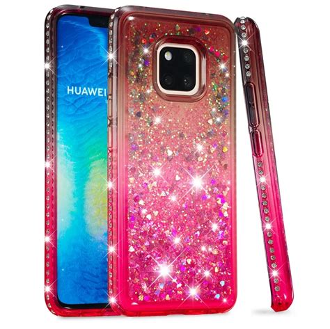 Jewelled For Hauwei Mate 20 Pro Case Luxury Soft Quicksand Cover For