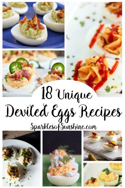18 Unique Deviled Egg Recipes To Tickle Your Tastebuds Sparkles Of