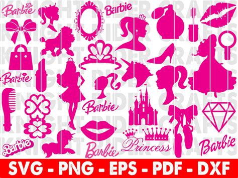 Barbie Svg Cutting File Bundle Barbie Ken Printable Cut Etsy