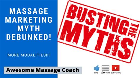 Massage Marketing Myth Debunked More Modalities Makes Me Worth More Youtube