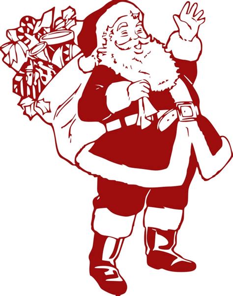 Santa Clipart Retro Santa Retro Transparent Free For Download On