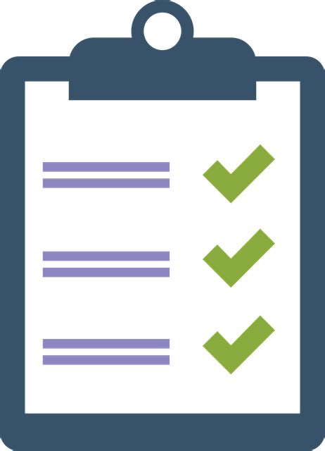 Download Clipboard Checklist Check List Royalty Free Vector Graphic