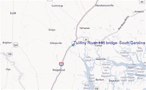 Tulifiny River I 95 Bridge South Carolina Tide Station Location Guide