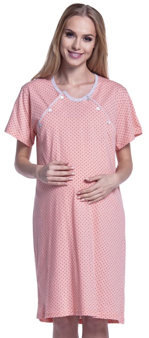 Happy Mama Womens Maternity Hospital Gown Nightie For Labour And