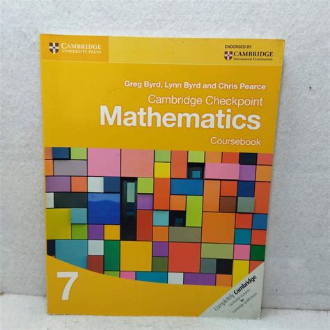 Jual Cambridge Checkpoint Mathematics Coursebook 7 Greg Byrd Shopee