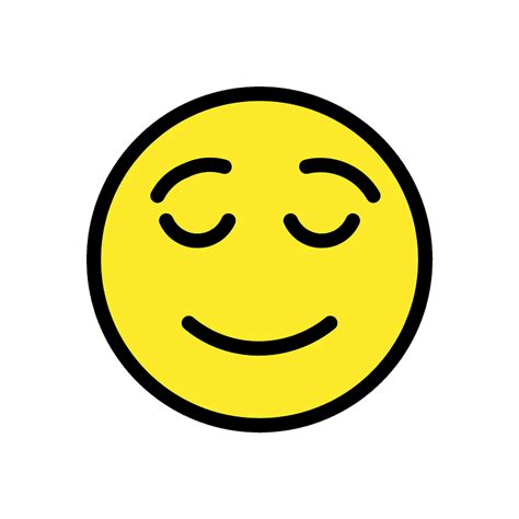 Relieved Emoji Face