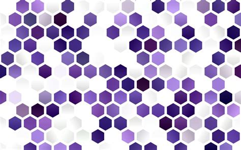 Light Purple Vector Background With Hexagons 15263266 Vector Art At