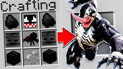 El Crafteo Oculto De Venom En Minecraft Youtube