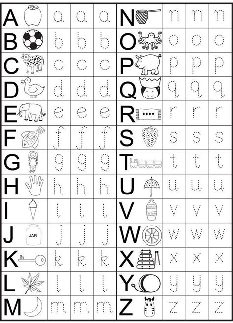Ejercicios De Trazos Del Alfabeto Alphabet Worksheets Preschool