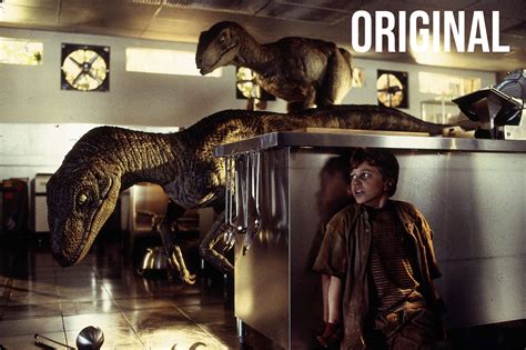 Korcan Eyigün Jurassic Park Kitchen Scene With Different Dinosaurs