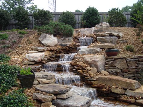 If it's going into lawn, you'll need to dig a small hole for the pump to sit in. Pondless Waterfalls: A Beautiful Alternative to Ponds ...