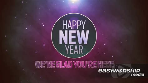 Happy New Year Welcome By Centerline New Media Easyworship Media