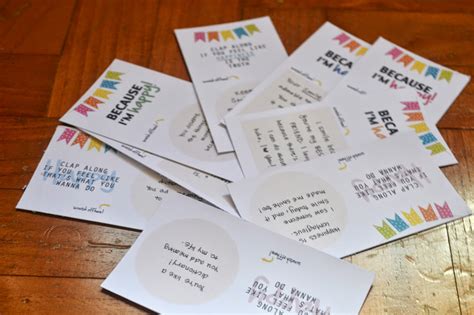 The printable scratch off sticker sheets are white on one side (this is the scratch off side) and have a yellow paper backing on the other side. DIY Scratch Cards | An Everyday Affair