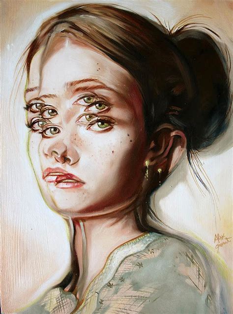 Overlapped Portraits By Canadian Artist Alex Garant