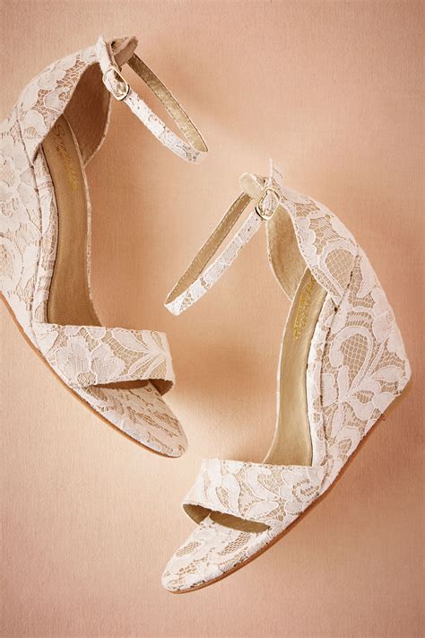 Phoebe Lace Wedges Bridal Shoes Wedges Wedge Wedding Shoes Wedding