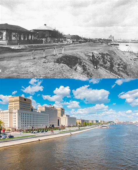 Before And After What Moscow Looked Like A Century Ago And Now