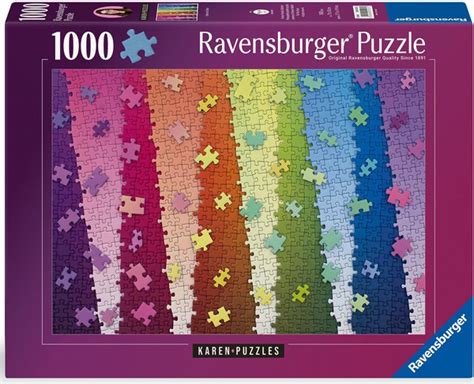 Ravensburger Puzzle 01027 1000 Colors On Colors Karen Puzzles
