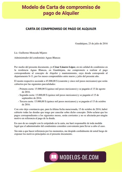 Modelo Carta Documento Intimacion De Pago Alquiler 20
