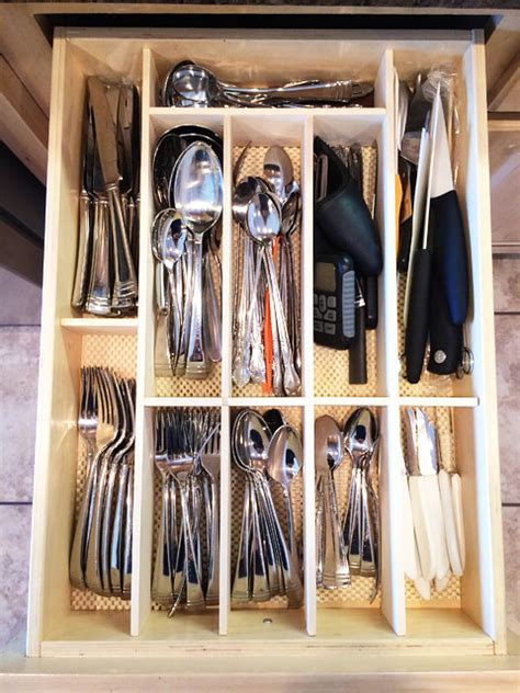 Make Your Own Custom Drawer Organizer Diy Kitchen Drawer