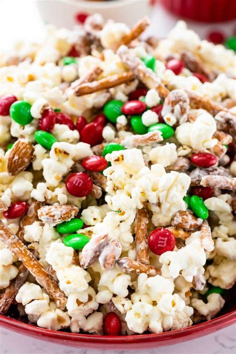 Santa Munch Popcorn Snack Mix Crazy For Crust