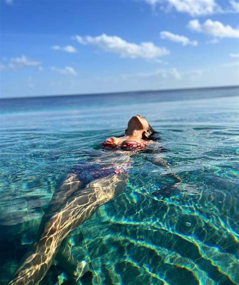 Bikini News Daily Malavika Mohanan Enjoying Herself In The Maldives