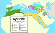 File:Ayyubid Dynasty.svg - Wikipedia, the free encyclopedia | Croisade ...