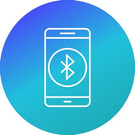 Bluetooth Mobile Application Vector Icon Download Free