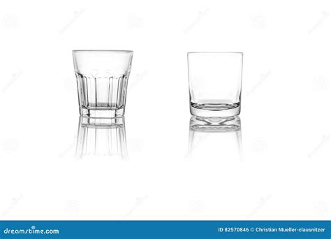 Set Of Isolated Glasses Stock Photo Image Of Tableware 82570846