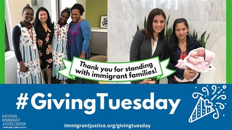 Thank You For Helping Immigrant Families On Giving Tuesday National
