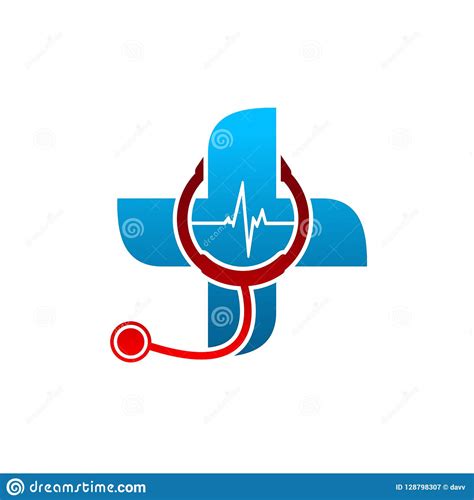 Medical Pharmacy Logo Design Template Vector Illustrator Stock Vector