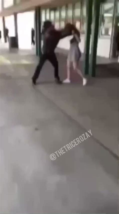 🥊‼️fight Videos‼️⚠️ On Twitter Girl Knocks A Dude Out With Her Knee