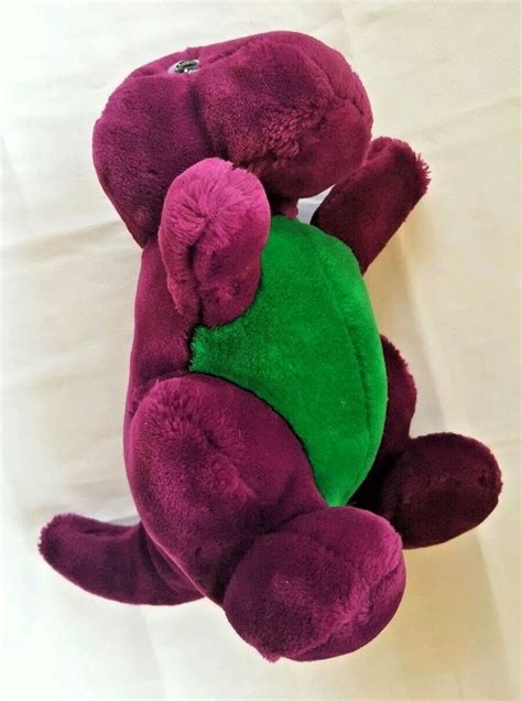 Barney The Dinosaur Purple Plush Stuffed Animal Original Lyons Group 10