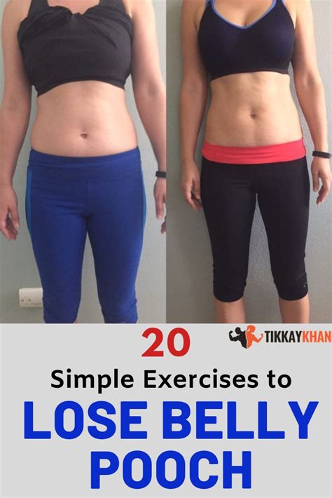 20 Simple Exercises To Lose Belly Pooch Tikkay Khan Belly Pooch