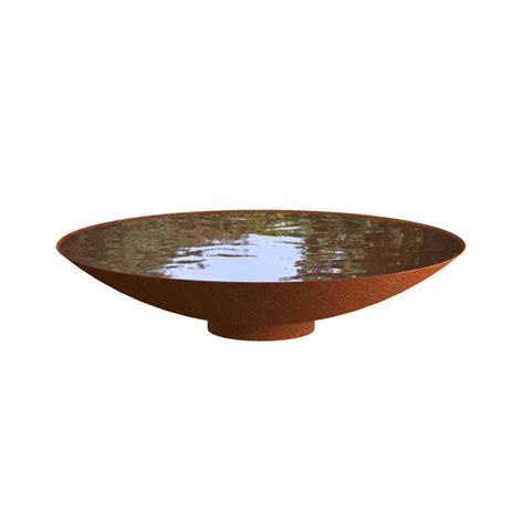 Adezz Corten Steel Water Bowl D150cm X H31cm Water Bowl Corten Steel